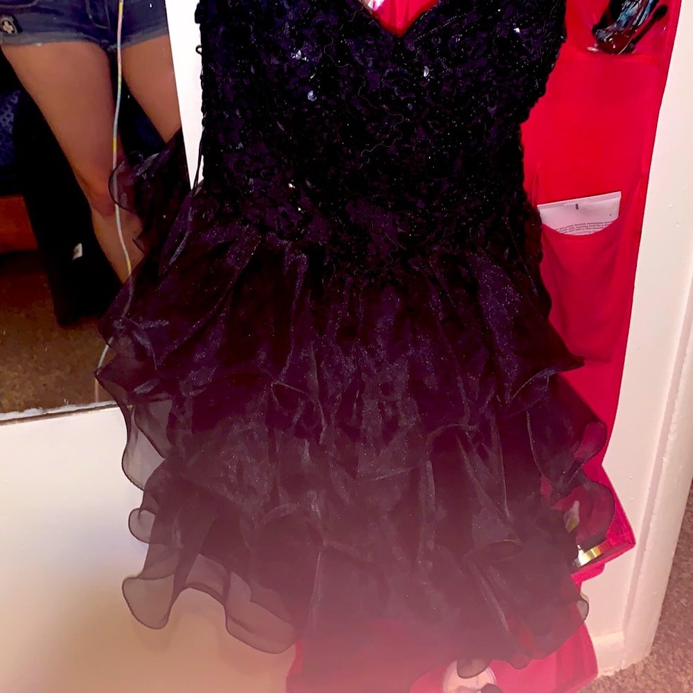 Black mini dress size 5